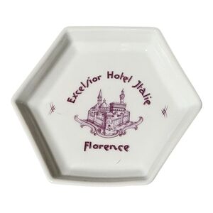 Vtg Rosenthal Selb Germany Florence Excelsior Hotel Italia Trinket Dish